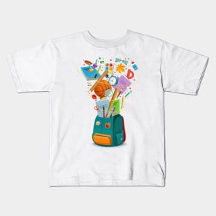 School rucksack concept Kids T-Shirt